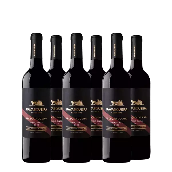 pack 6 ravasqueira seleção do ano tinto
